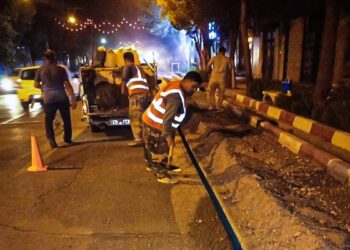 آغاز عملیات اجرایی پروژه فیبرنوری ایرانسل در شهر دلیجان