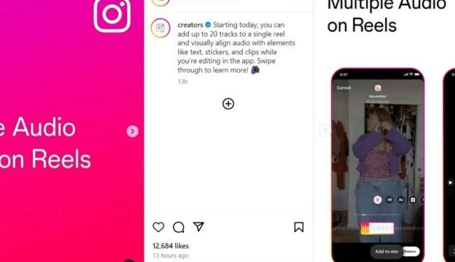 امکان اضافه کردن حداکثر ۲۰ آهنگ به ریلهای اینستاگرام وجود دارد