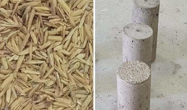 با کمک هوش مصنوعی می‌توان ضایعات برنج را به بتن تبدیل کرد