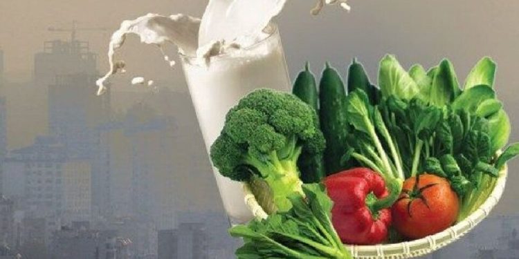 مواد غذایی مفید در زمان آلودگی هوا کدامند؟