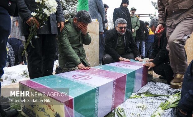 پیکر شهید گمنام در گرگان تشییع شد