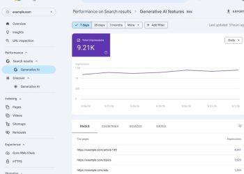 گزارش‌های جدید سرچ کنسول در زمینه هوش مصنوعی و Search Generative AI