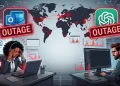 اختلال هم‌زمان در Outlook و ChatGPT Work؛ مایکروسافت و OpenAI از قطعی گسترده خدمات خبر دادند