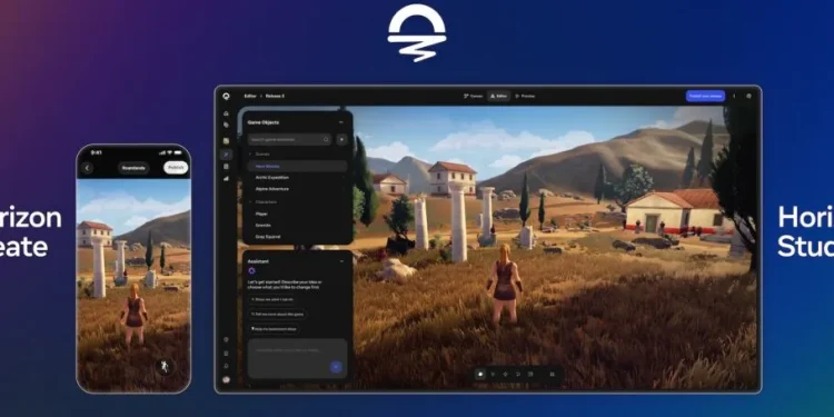 متا ابزارهای Horizon Create و Studio را معرفی کرد؛ ساخت بازی با هوش مصنوعی بدون نیاز به کدنویسی