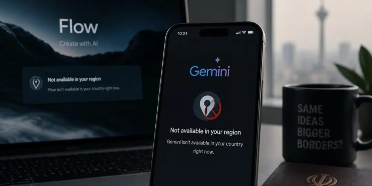 محدودیت لوکیشن ایران در Google Gemini و Flow؛ چرا کاربران ایرانی با خطای دسترسی مواجه شده‌اند؟